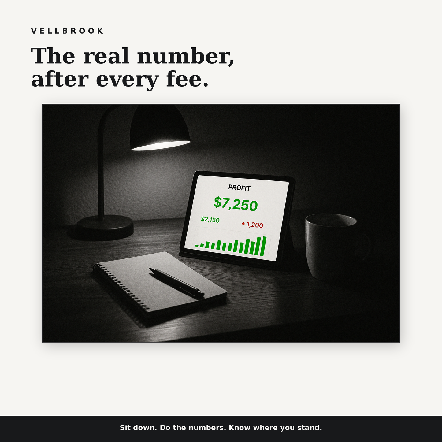 The real number, after every fee