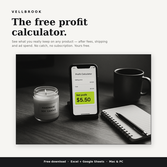 Free profit calculator — see what you really keep on any product